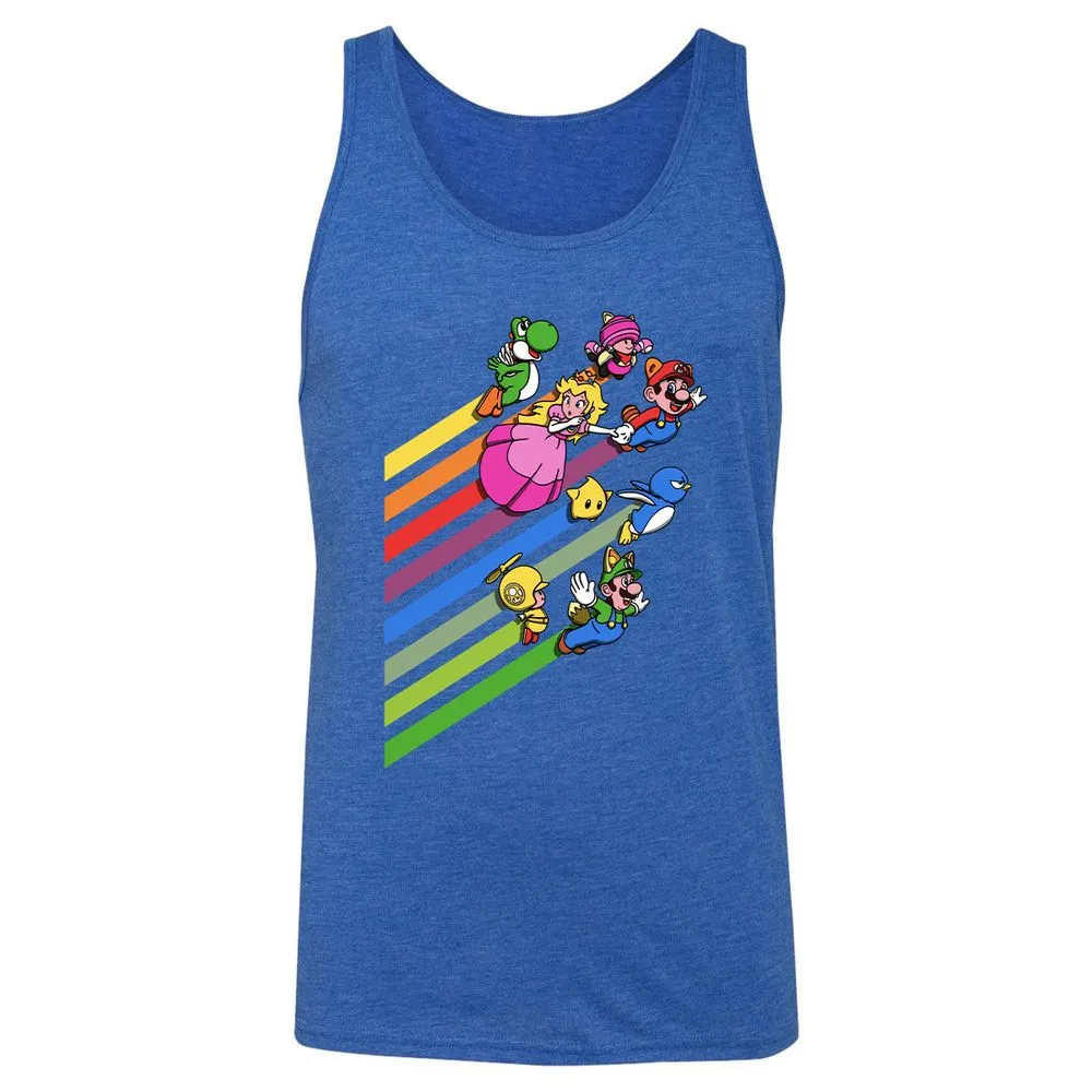 Unisex Jersey Tank - PWRMCXYS - True Royal Triblend - 12