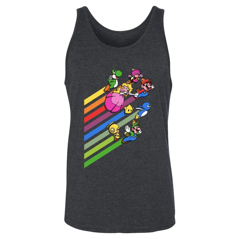 Unisex Jersey Tank - PWRMCXYS - Dark Grey Heather - 6