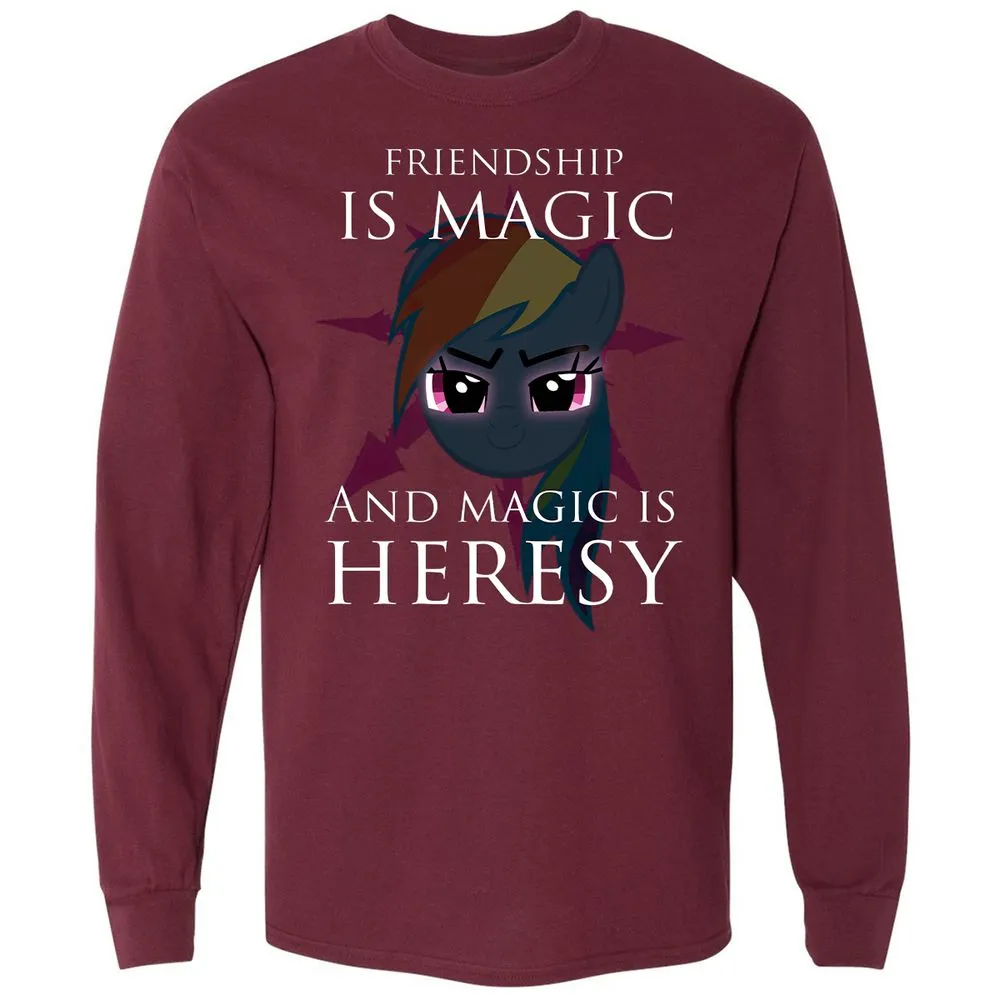 Long Sleeve T-Shirt - YCSVL6LU - Maroon - 11