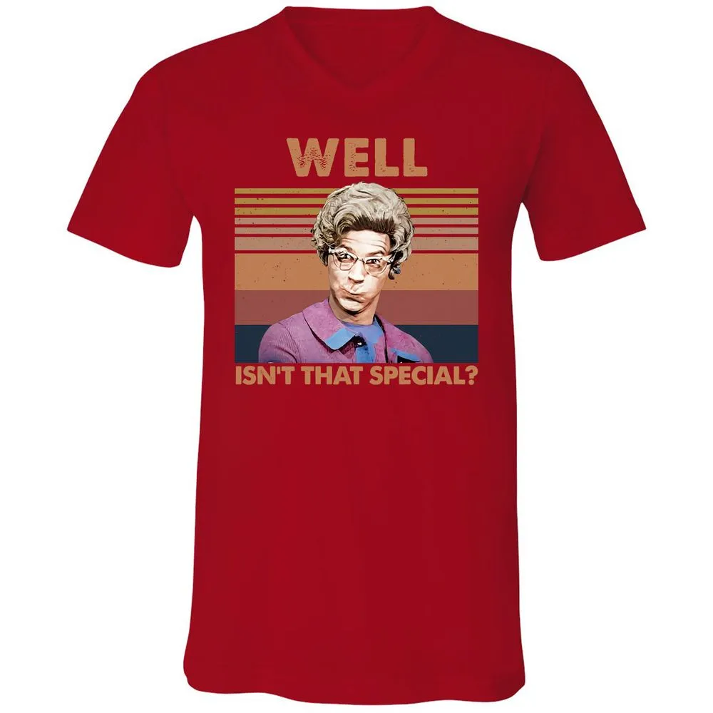 Unisex V-Neck T-Shirt - V7VGEPTP - Red - 3
