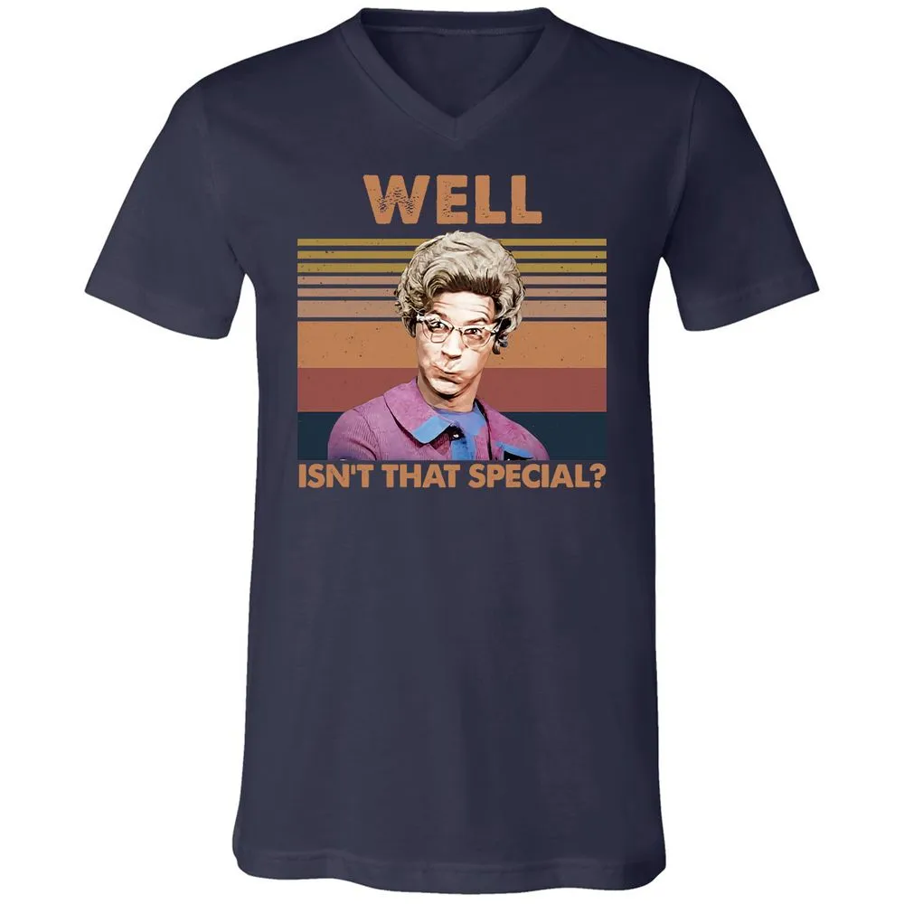 Unisex V-Neck T-Shirt - V7VGEPTP - Navy - 2