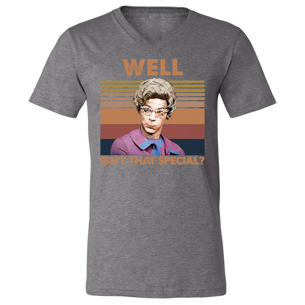 Unisex V-Neck T-Shirt - V7VGEPTP - Deep Heather - 13