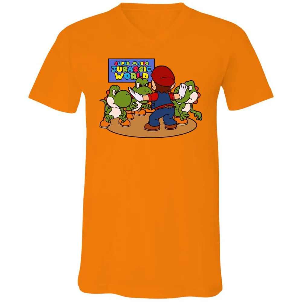 Unisex V-Neck T-Shirt - MDTF9BYS - Orange - 11