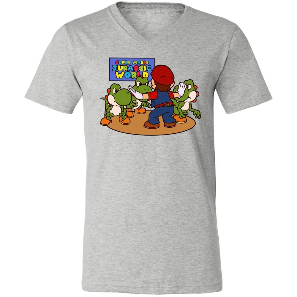 Unisex V-Neck T-Shirt - MDTF9BYS - Athletic Heather - 7