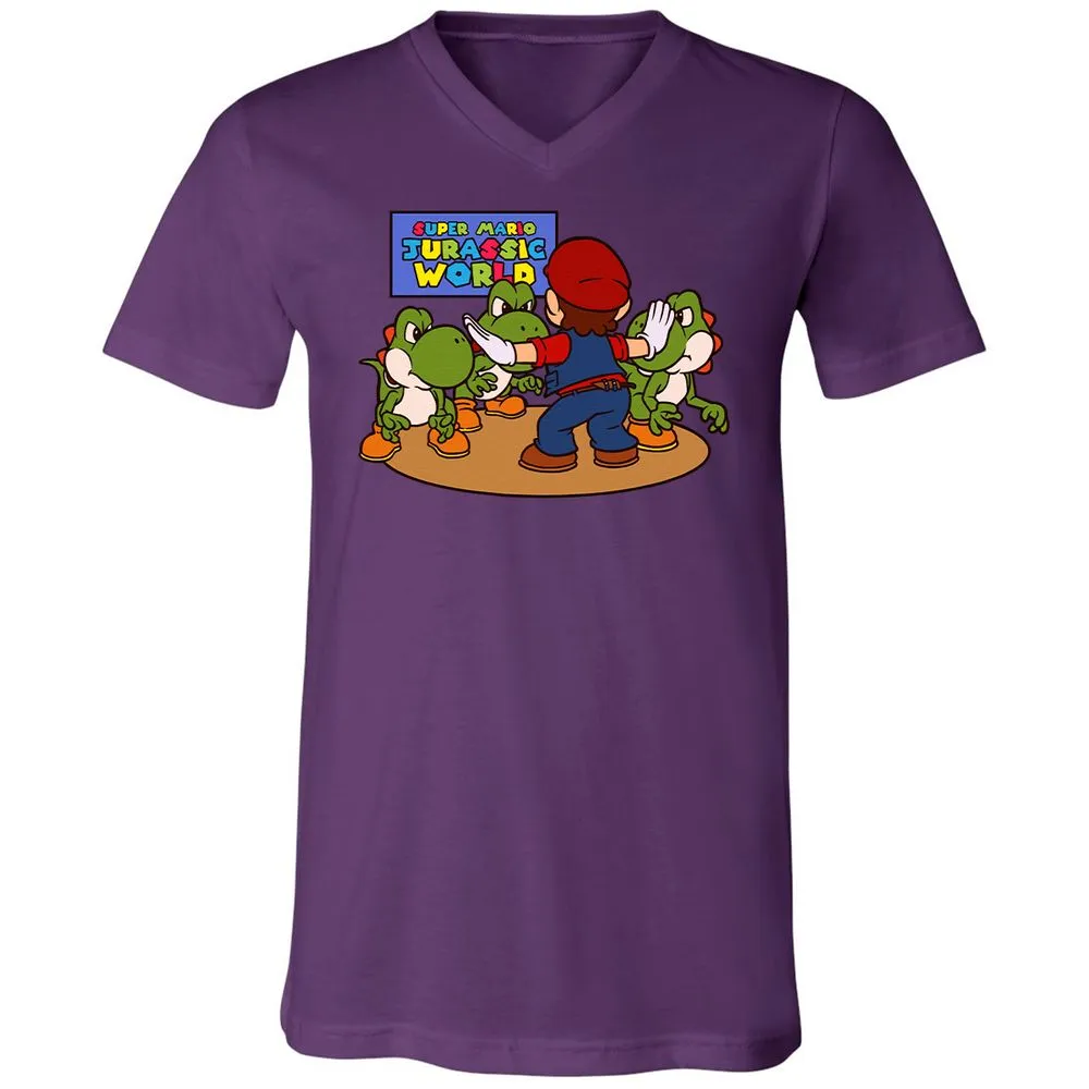 Unisex V-Neck T-Shirt - MDTF9BYS - Team Purple - 9