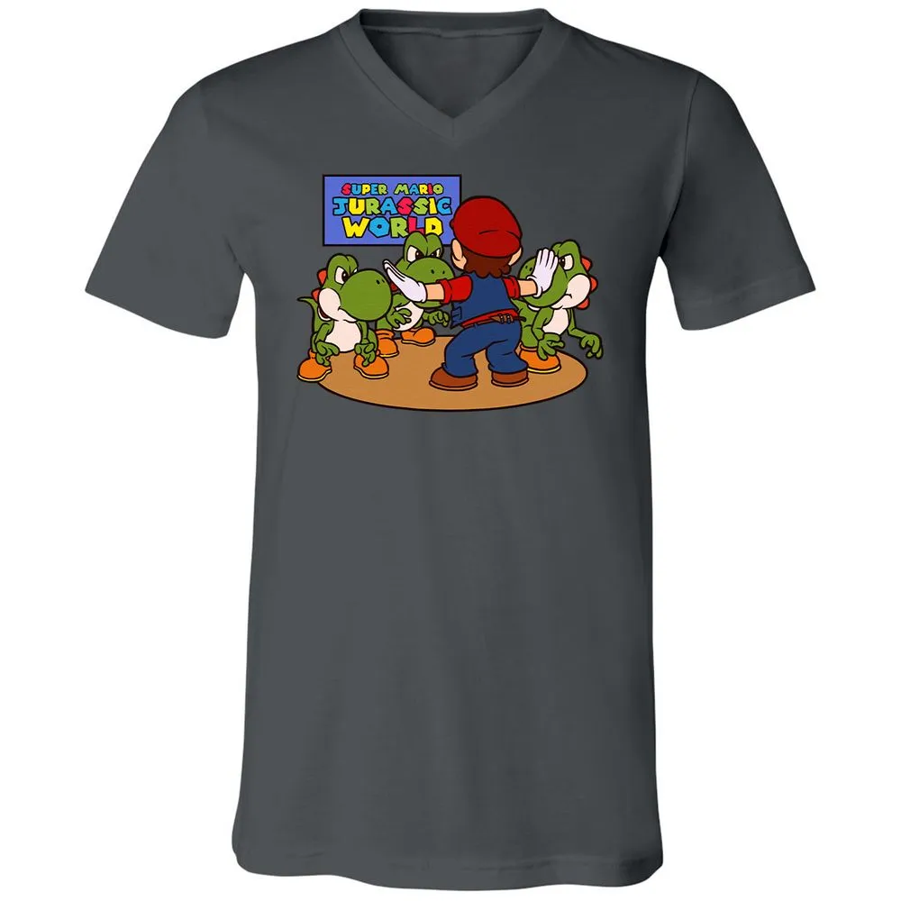 Unisex V-Neck T-Shirt - MDTF9BYS - Asphalt - 12