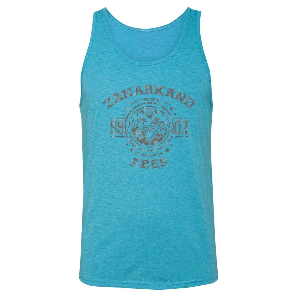 Unisex Jersey Tank - 9XYWMMHL - Aqua Triblend - 3