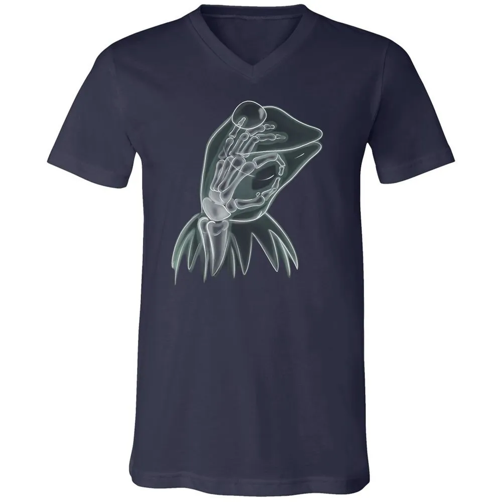 Unisex V-Neck T-Shirt - Z2Z55139 - Navy - 2
