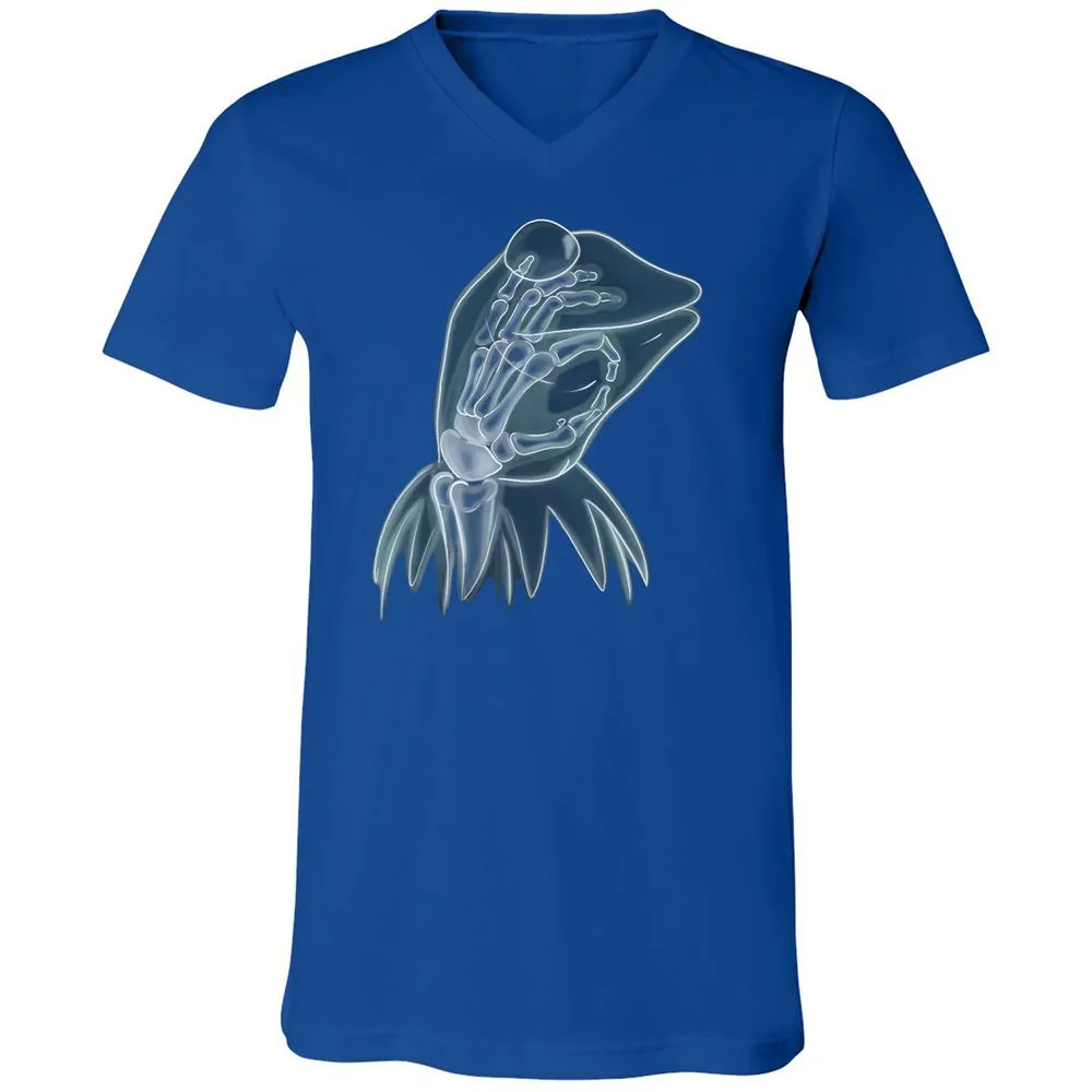 Unisex V-Neck T-Shirt - Z2Z55139 - True Royal - 4