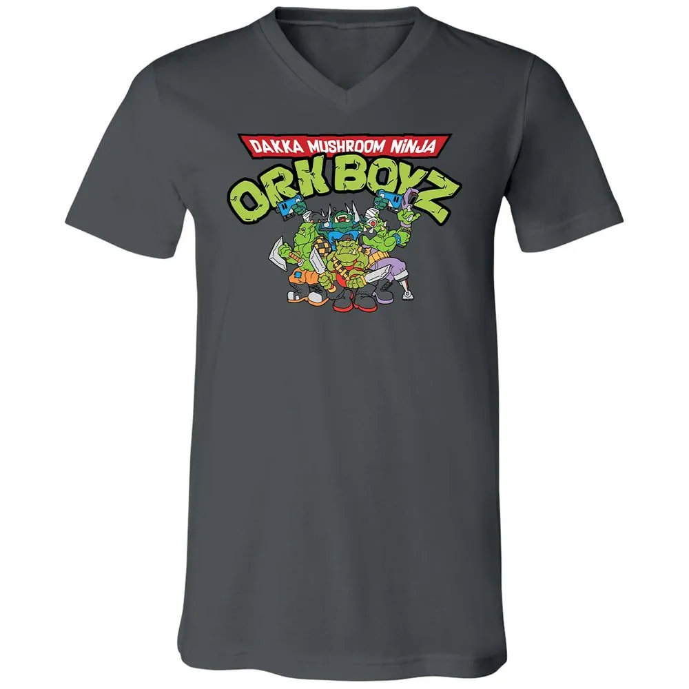 Unisex V-Neck T-Shirt - TYFNWM8R - Asphalt - 12