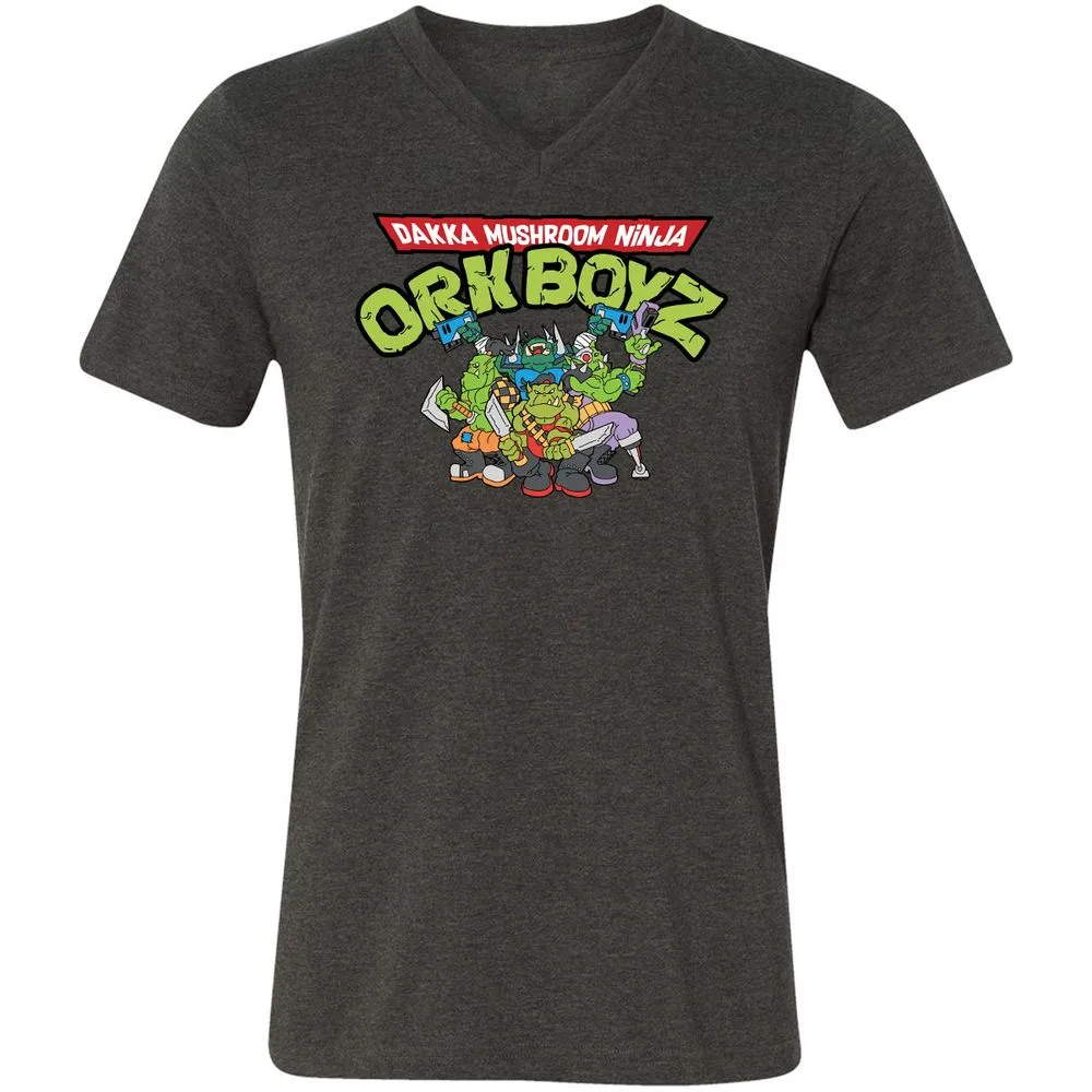 Unisex V-Neck T-Shirt - TYFNWM8R - Dark Grey Heather - 8