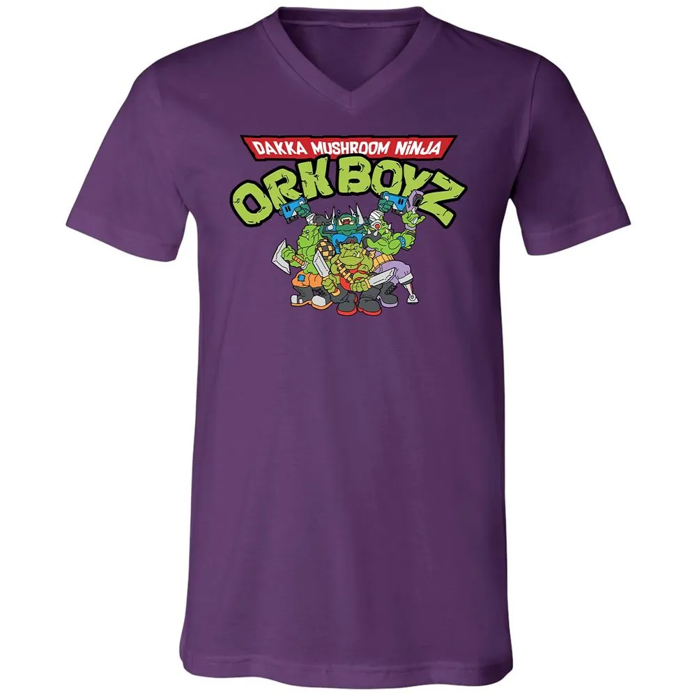 Unisex V-Neck T-Shirt - TYFNWM8R - Team Purple - 9