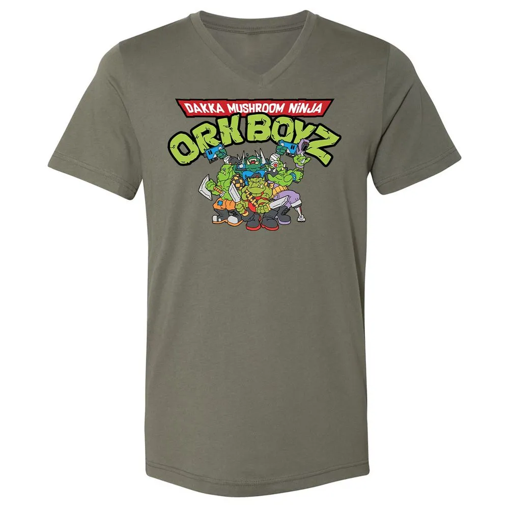 Unisex V-Neck T-Shirt - TYFNWM8R - Military Green - 10