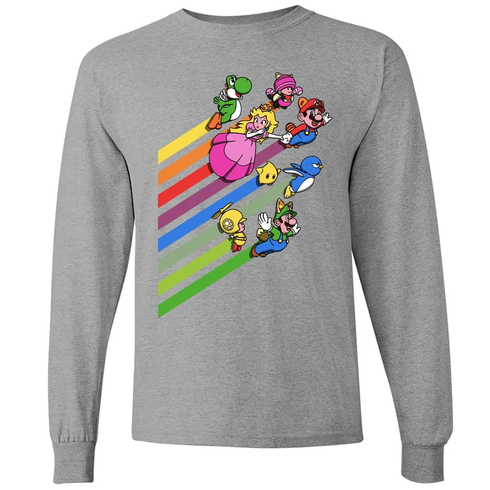 Long Sleeve T-Shirt - 6QTTUZJH - Graphite Heather - 6