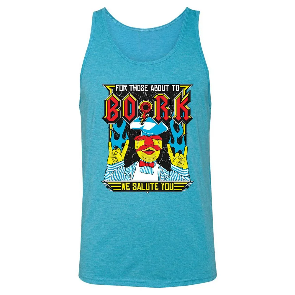 Unisex Jersey Tank - BPSB3TX6 - Aqua Triblend - 3