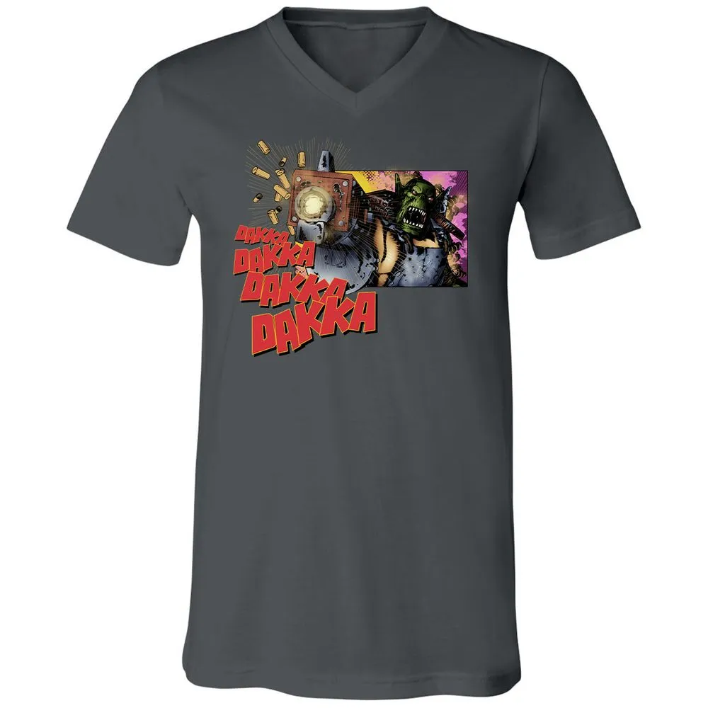 Unisex V-Neck T-Shirt - U9QZC8R1 - Asphalt - 12