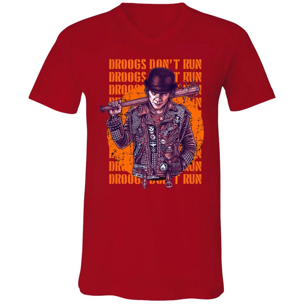 Unisex V-Neck T-Shirt - XTT2PRCQ - Red - 3