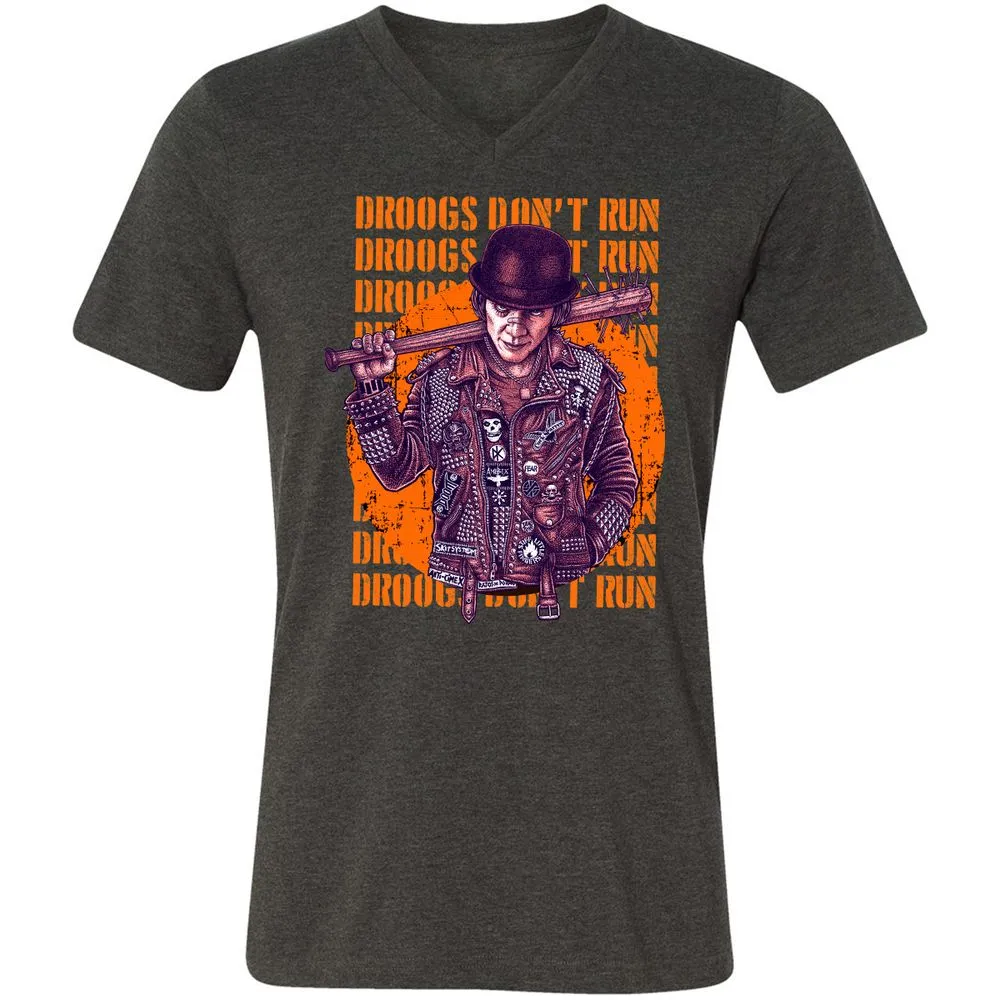 Unisex V-Neck T-Shirt - XTT2PRCQ - Dark Grey Heather - 8