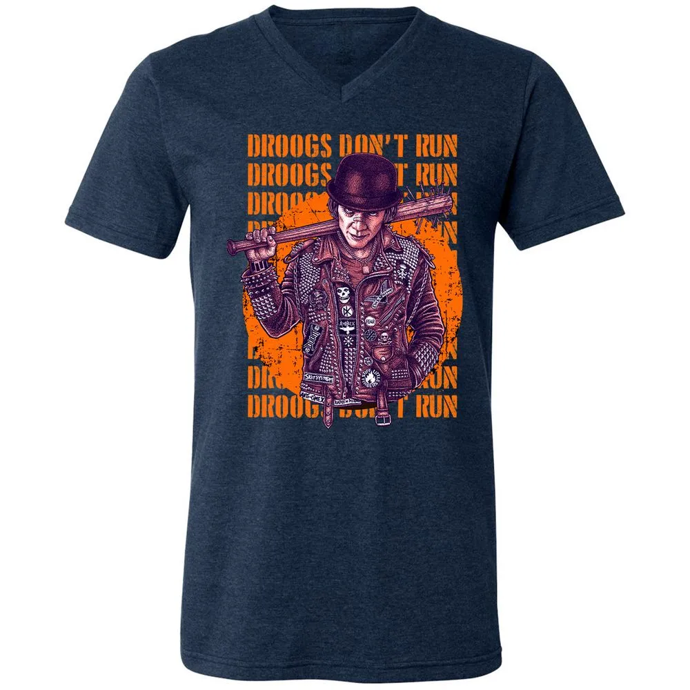 Unisex V-Neck T-Shirt - XTT2PRCQ - Heather Navy - 15