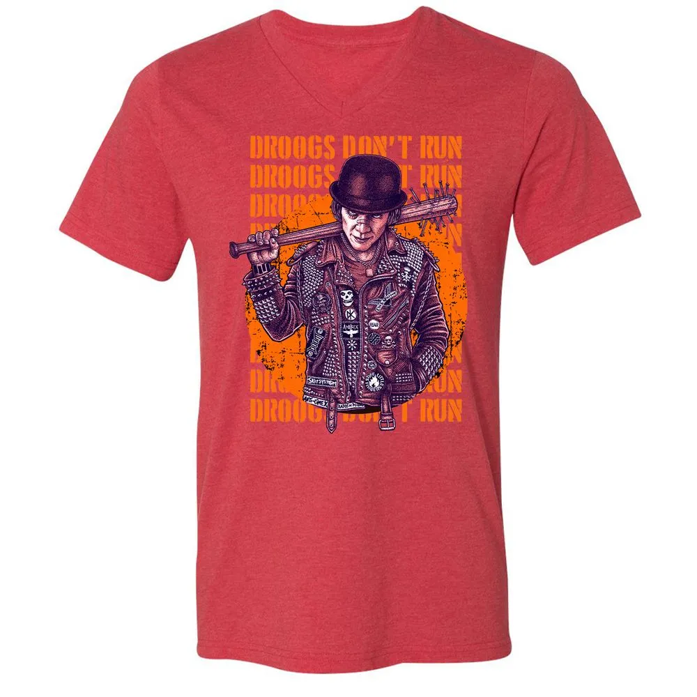 Unisex V-Neck T-Shirt - XTT2PRCQ - Heather Red - 16