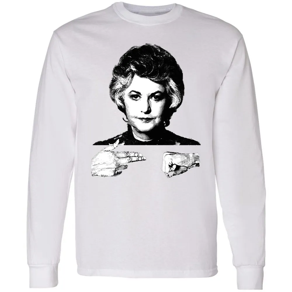 Long Sleeve T-Shirt - 76PDM9EG - White - 5