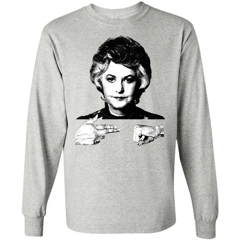 Long Sleeve T-Shirt - 76PDM9EG - Ash - 7