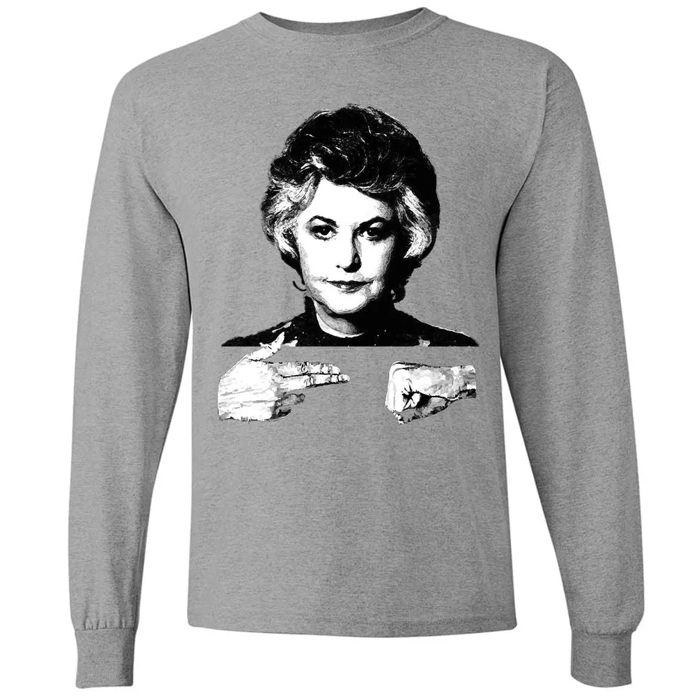 Long Sleeve T-Shirt - 76PDM9EG - Graphite Heather - 6