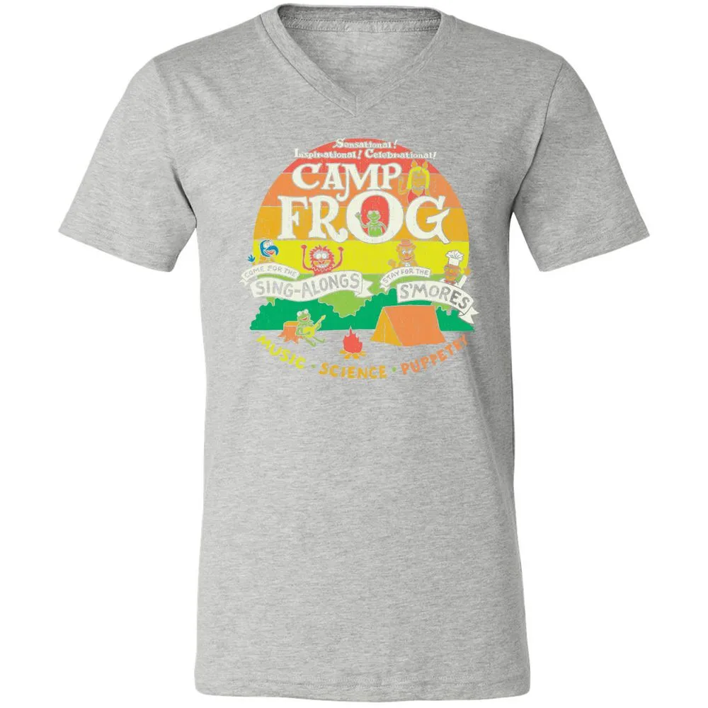Unisex V-Neck T-Shirt - VRPUWMZB - Athletic Heather - 7