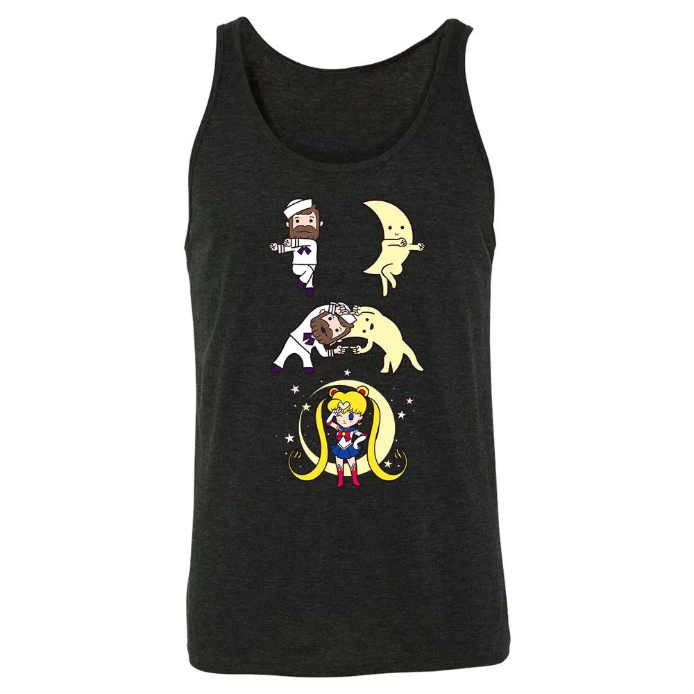 Unisex Jersey Tank - SJJ6Y755 - Charcoal Black Triblend - 5