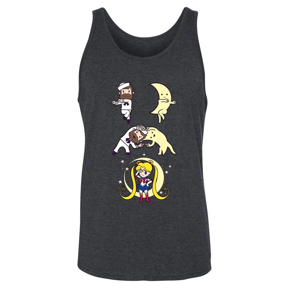 Unisex Jersey Tank - SJJ6Y755 - Dark Grey Heather - 6