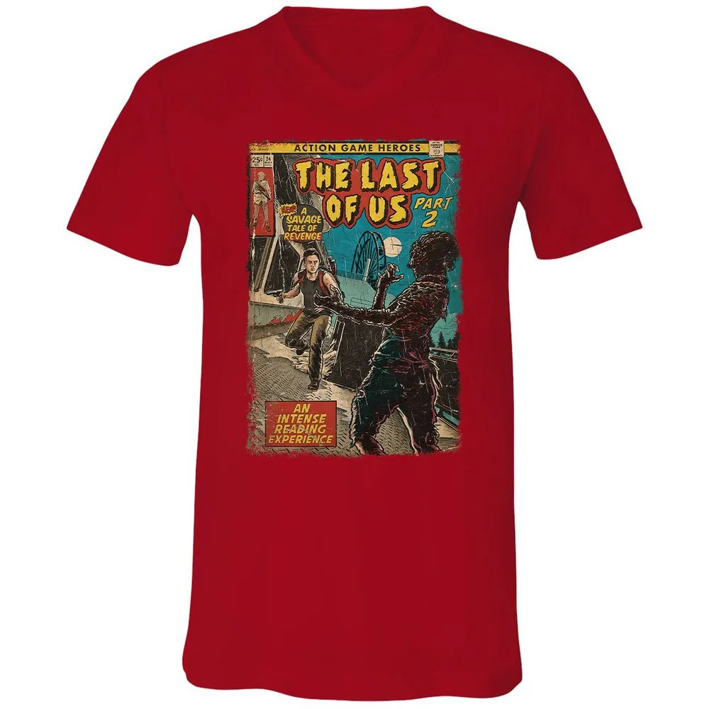 Unisex V-Neck T-Shirt - WPK3M4SE - Red - 3