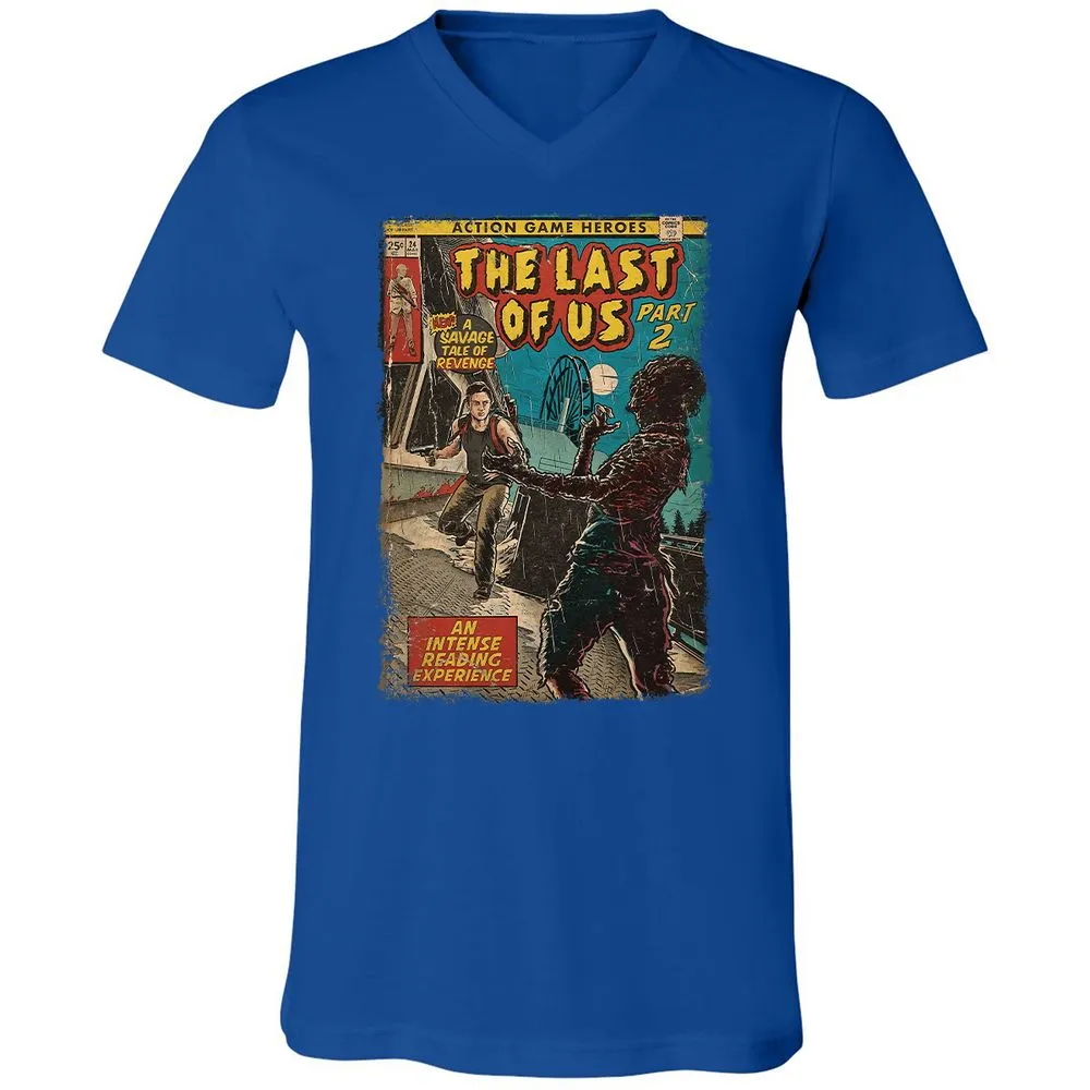 Unisex V-Neck T-Shirt - WPK3M4SE - True Royal - 4