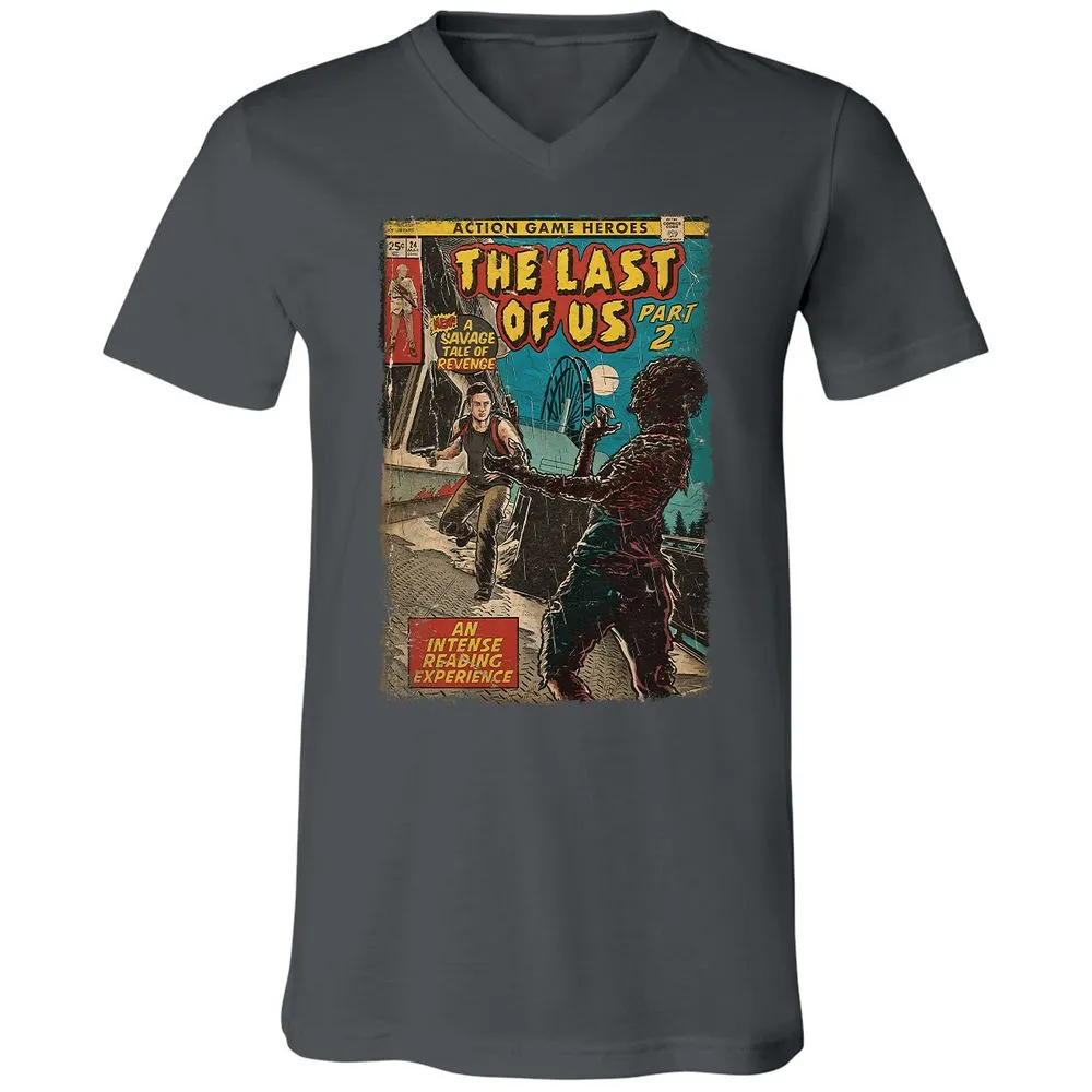 Unisex V-Neck T-Shirt - WPK3M4SE - Asphalt - 12
