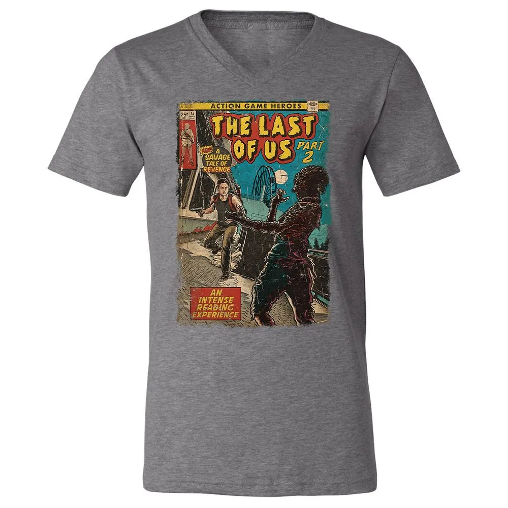 Unisex V-Neck T-Shirt - WPK3M4SE - Deep Heather - 13