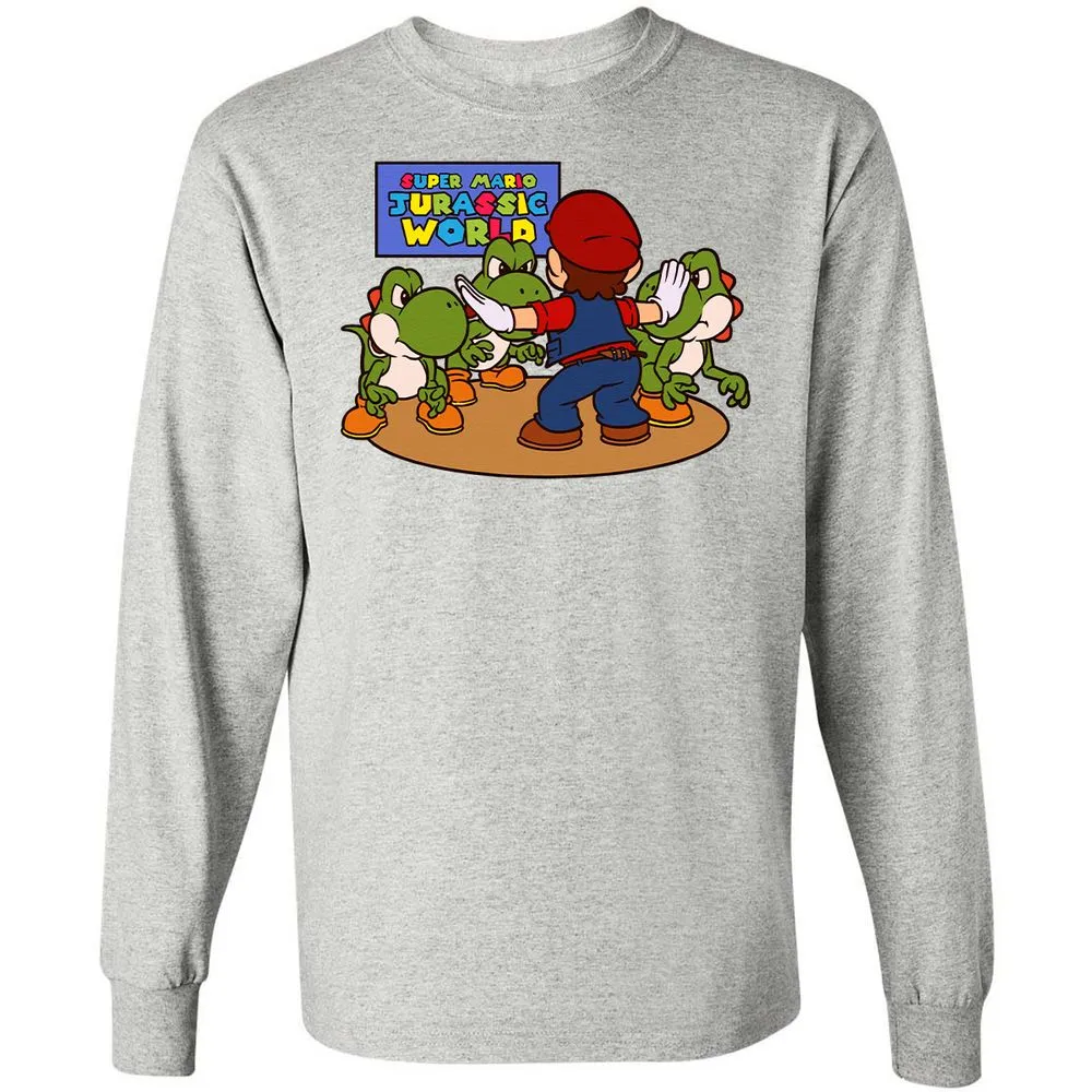 Long Sleeve T-Shirt - AEXEXE1T - Ash - 7