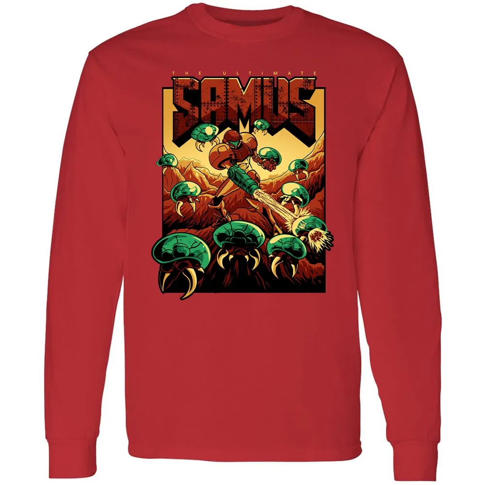 Long Sleeve T-Shirt - 9UVMT8LF - Red - 14