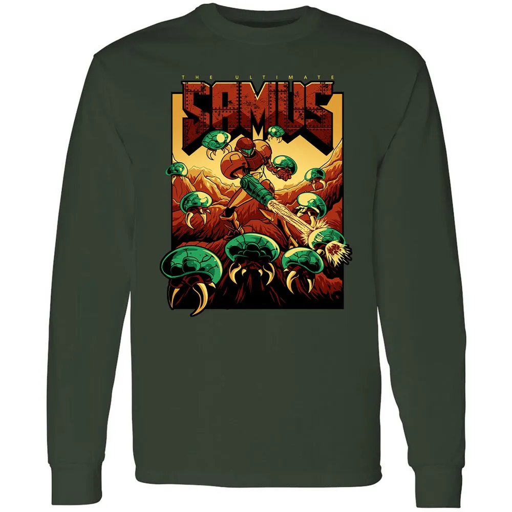 Long Sleeve T-Shirt - 9UVMT8LF - Forest Green - 4