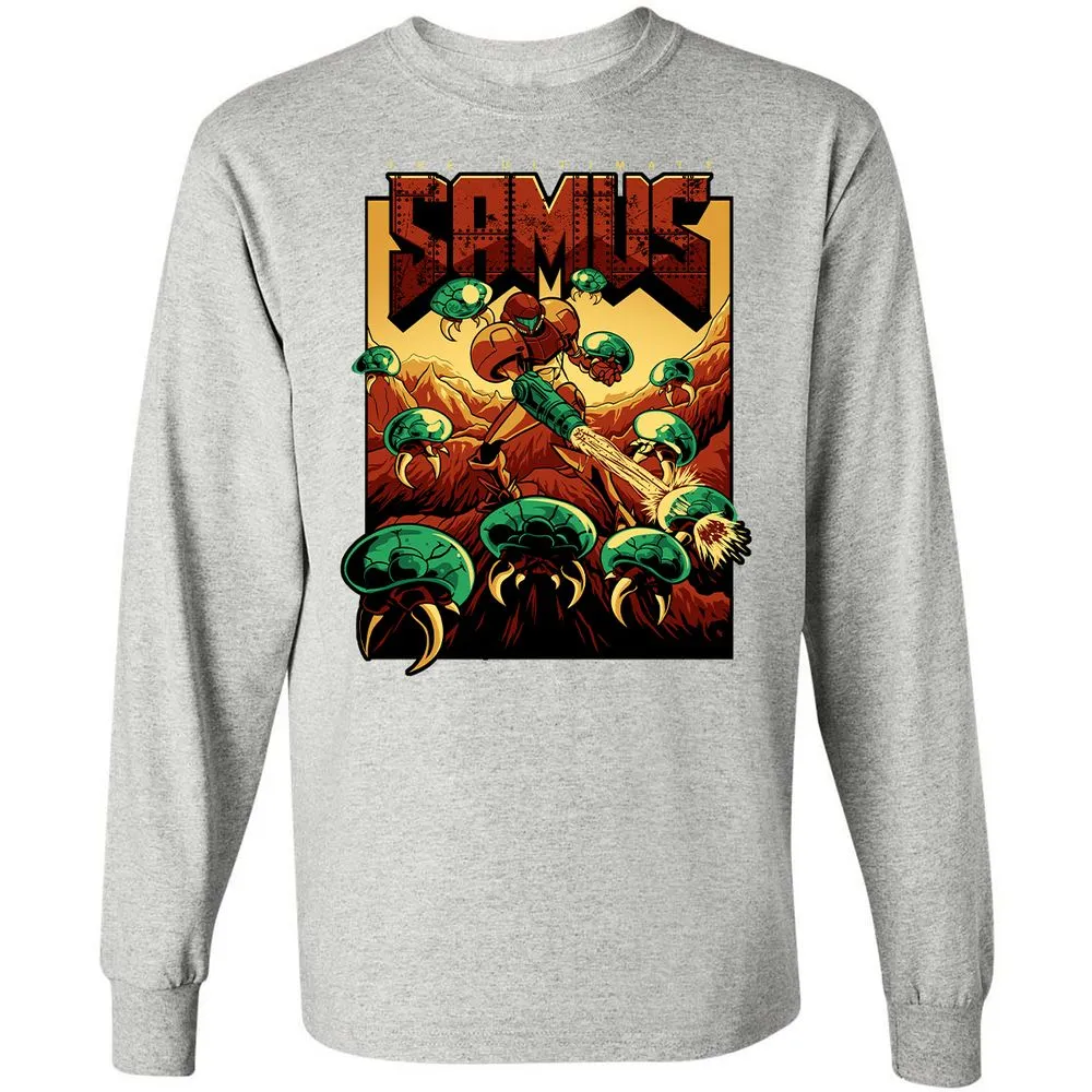 Long Sleeve T-Shirt - 9UVMT8LF - Ash - 7