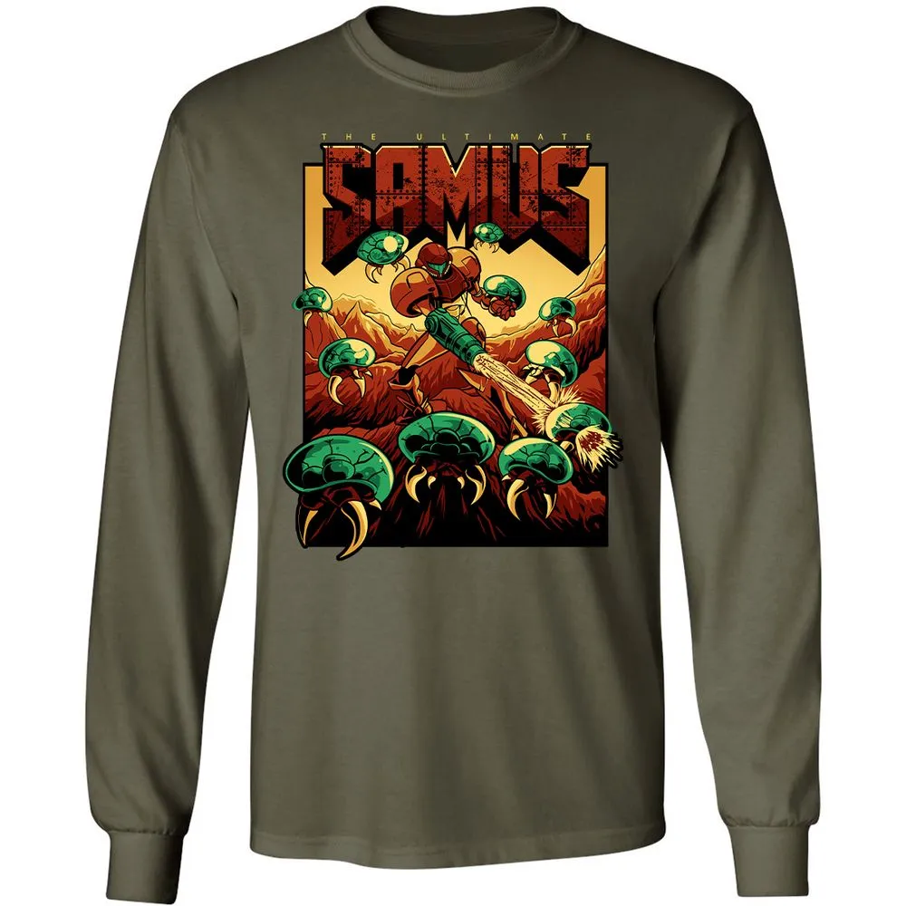 Long Sleeve T-Shirt - 9UVMT8LF - Military Green - 16