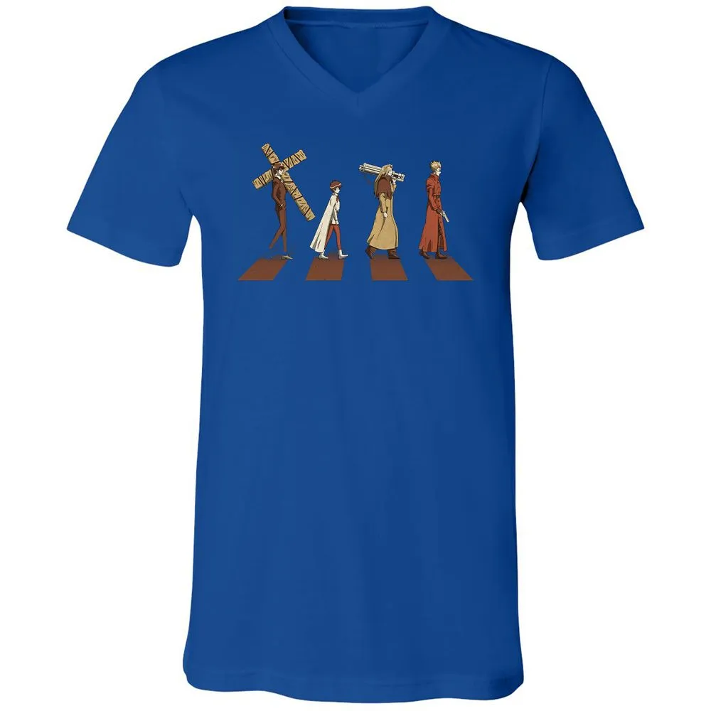 Unisex V-Neck T-Shirt - FL451L83 - True Royal - 4