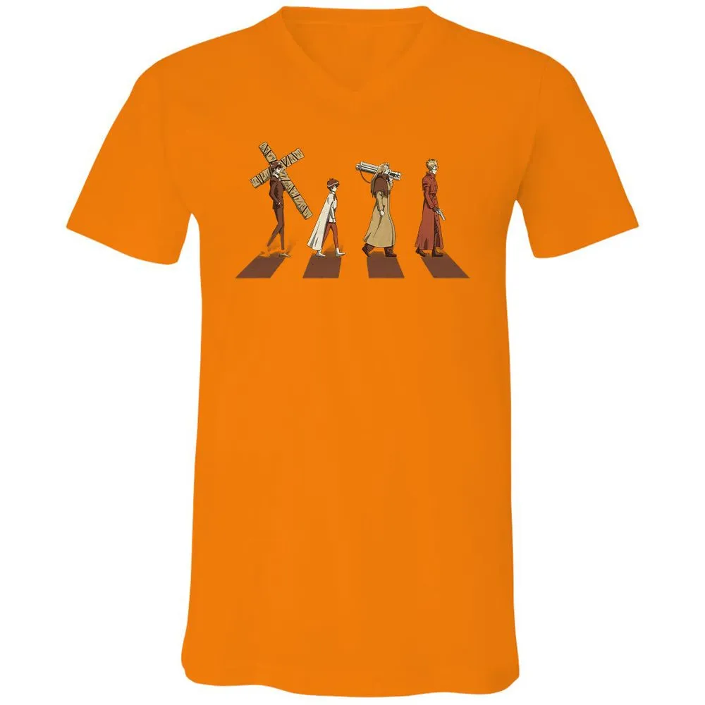 Unisex V-Neck T-Shirt - FL451L83 - Orange - 11