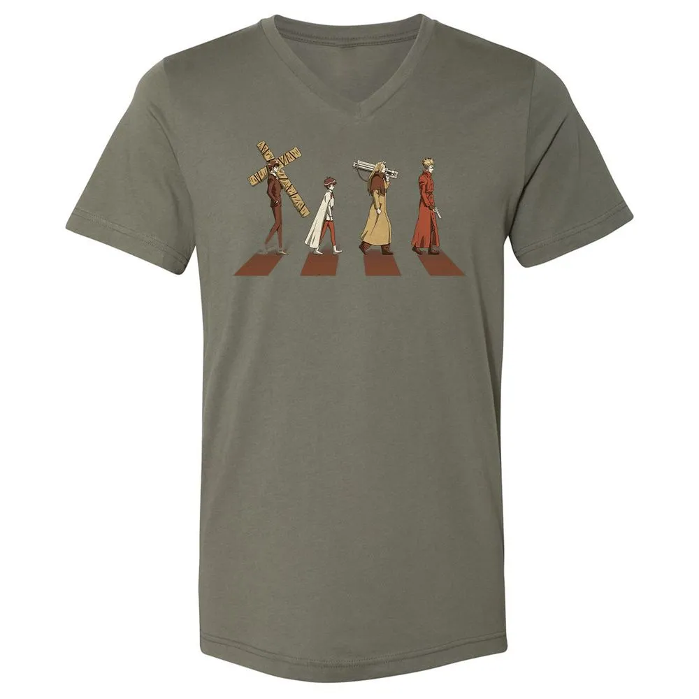 Unisex V-Neck T-Shirt - FL451L83 - Military Green - 10