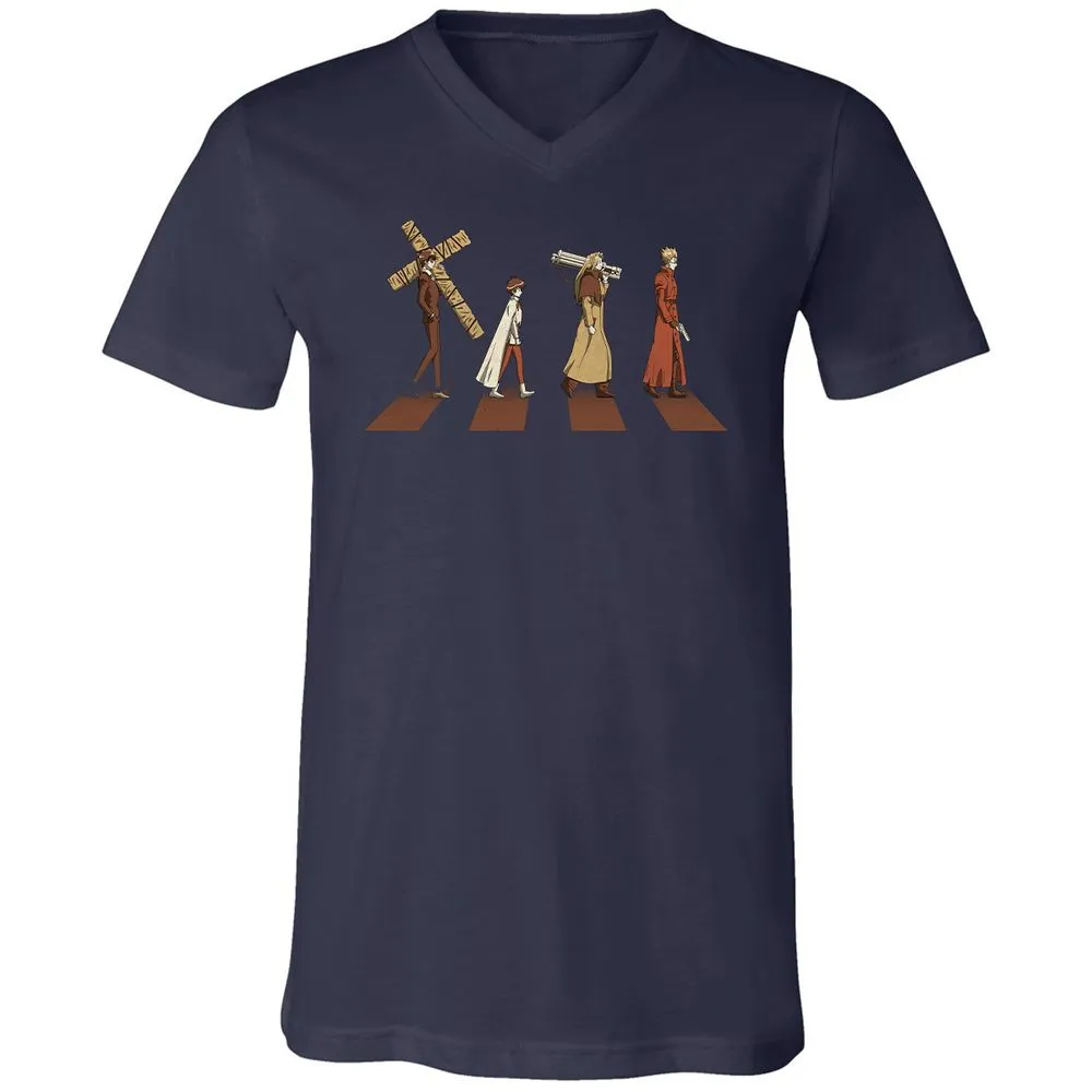 Unisex V-Neck T-Shirt - FL451L83 - Navy - 2