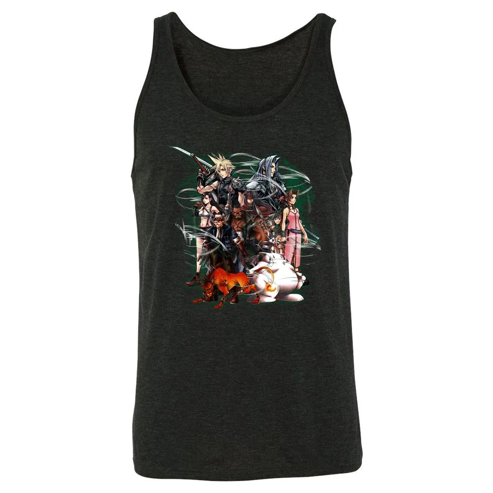 Unisex Jersey Tank - RSJFBF6J - Charcoal Black Triblend - 5