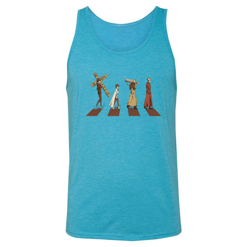Unisex Jersey Tank - BWFEPYY3 - Aqua Triblend - 3