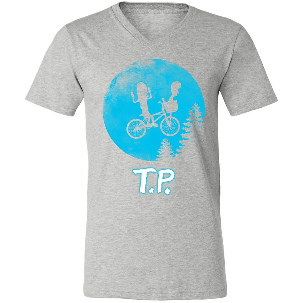 Unisex V-Neck T-Shirt - L9NZK168 - Athletic Heather - 7