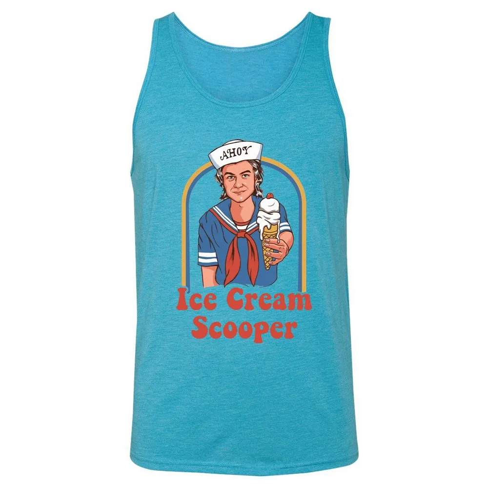 Unisex Jersey Tank - VJXNSC3E - Aqua Triblend - 3