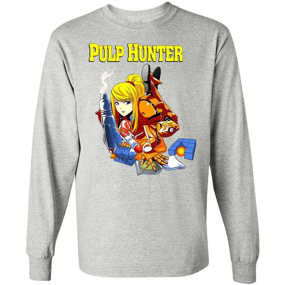 Long Sleeve T-Shirt - H9A6JD84 - Ash - 7