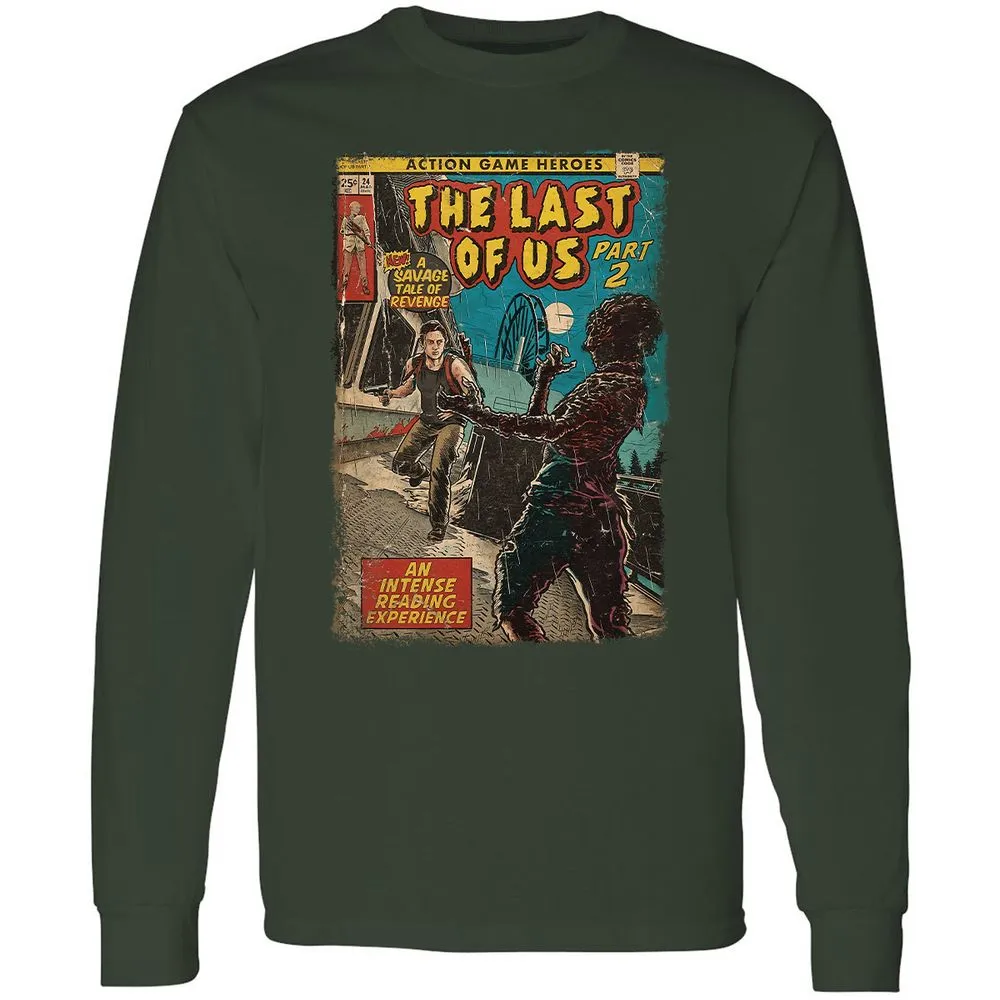 Long Sleeve T-Shirt - VNPZ7P3Y - Forest Green - 4