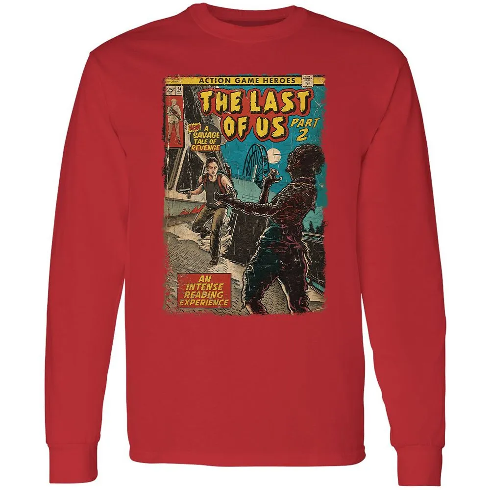 Long Sleeve T-Shirt - VNPZ7P3Y - Red - 14